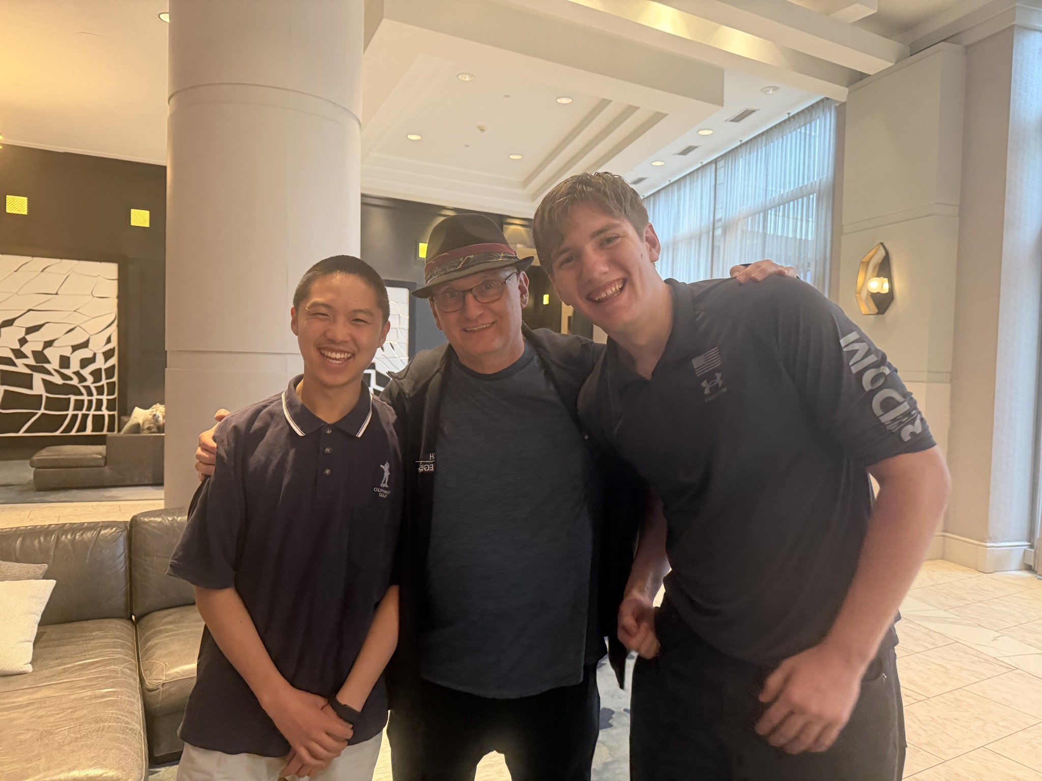 Andrew and Josh with CyberAegis Coach Paul